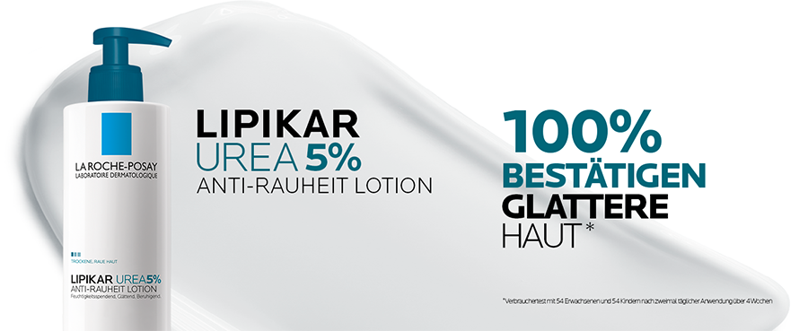 Inhaltsstoffe von La Roche Posay Lipikar Lait Urea 5+: Exfolierender Booster Hepes, Allantoin, 5% reines Urea.